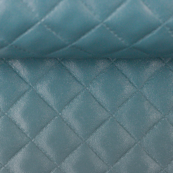 Preview: Kunstleder Steppoptik gedecktes mint (10 cm)